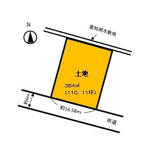 半田市南大矢知町★土地★建築条件なし★坪単価：約30万円★農地転用・測量渡し